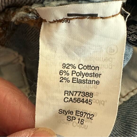 Madewell Bayfront Crop Overalls E9702 Small Button Front Denim Blue Jean - Picture 11 of 14